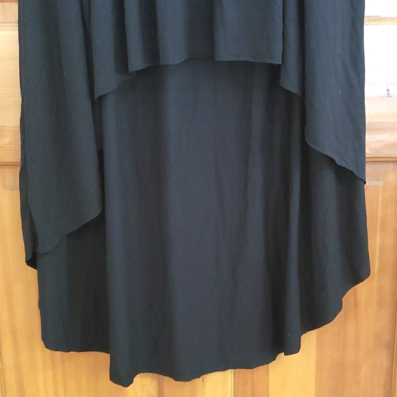 AMERICAN EAGLE HIGH-LOW SKIRT Black Size S - Picture 2 of 5